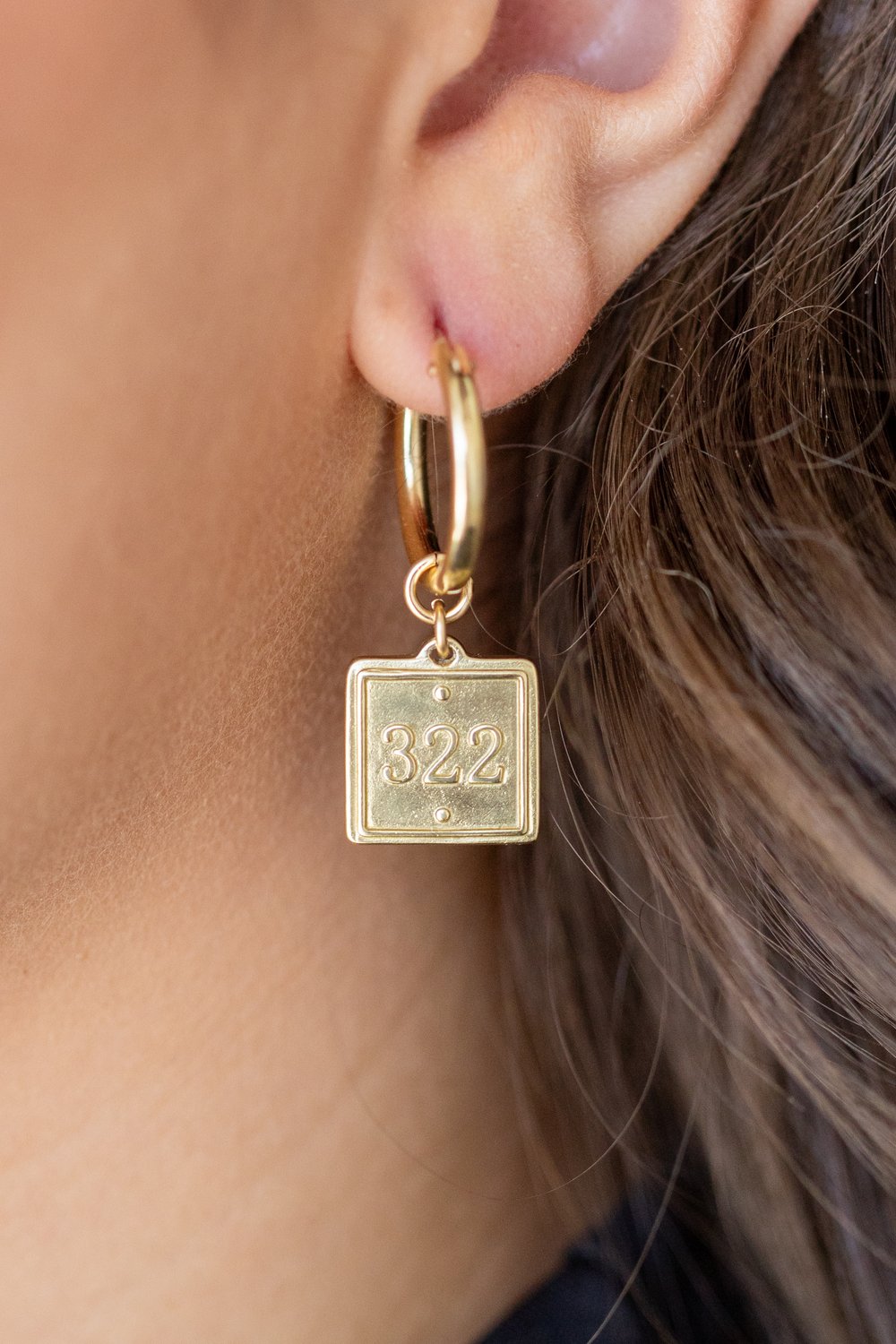 Madison Sterling: Hoop Earrings - Lamentations 3:22