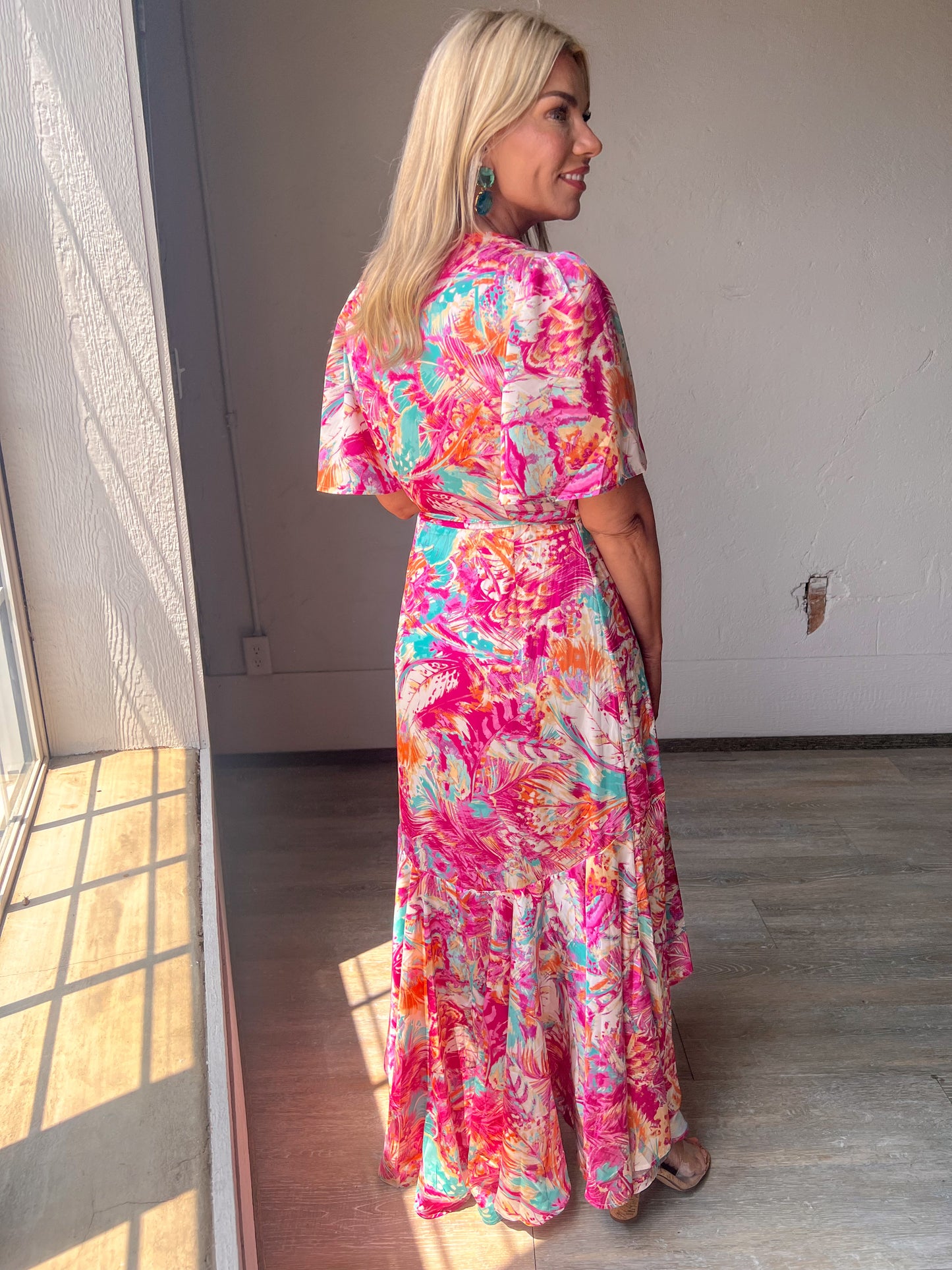 Tropic Like It's Hot Midi Dress