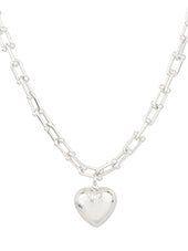 Links of Love Necklace- Silver