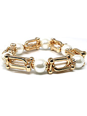 Pearl U Chain Bracelet