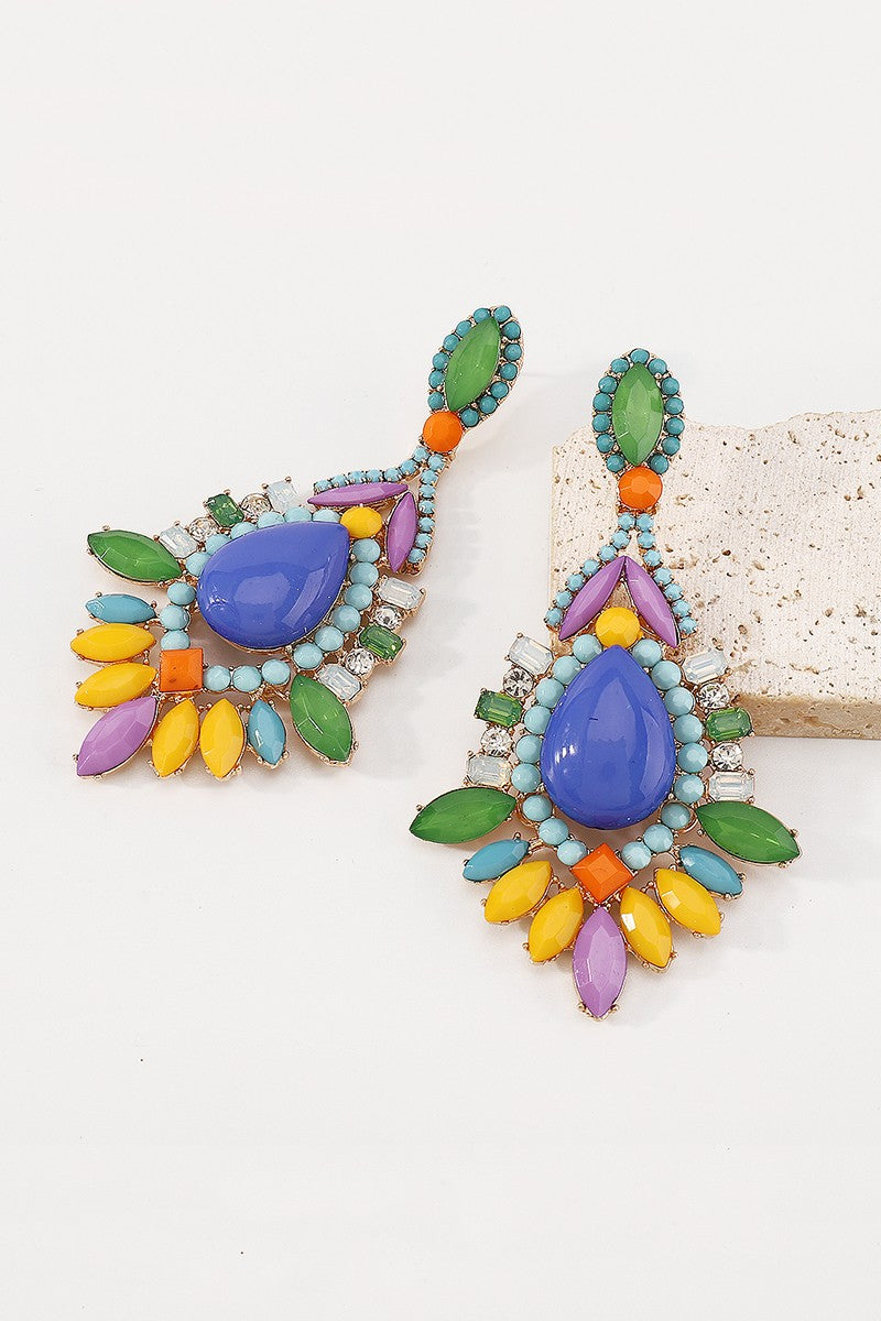 Brightening Stone Drop Earrings