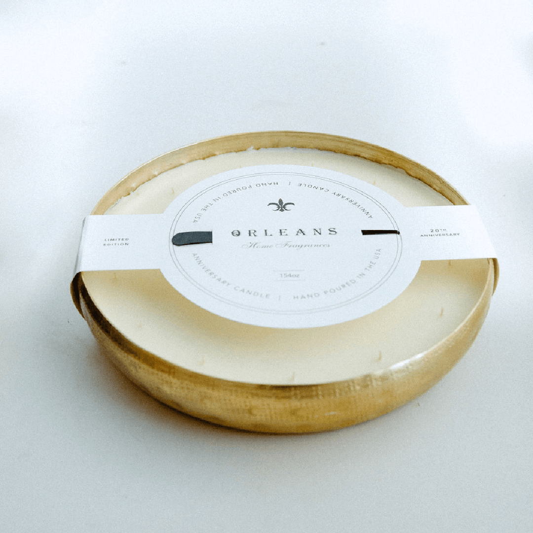 Orleans Gold Anniversary Candle - 154 oz