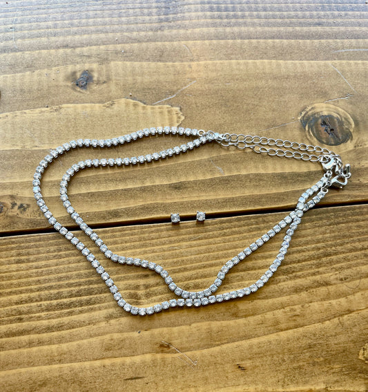 Tennis Necklace Sets