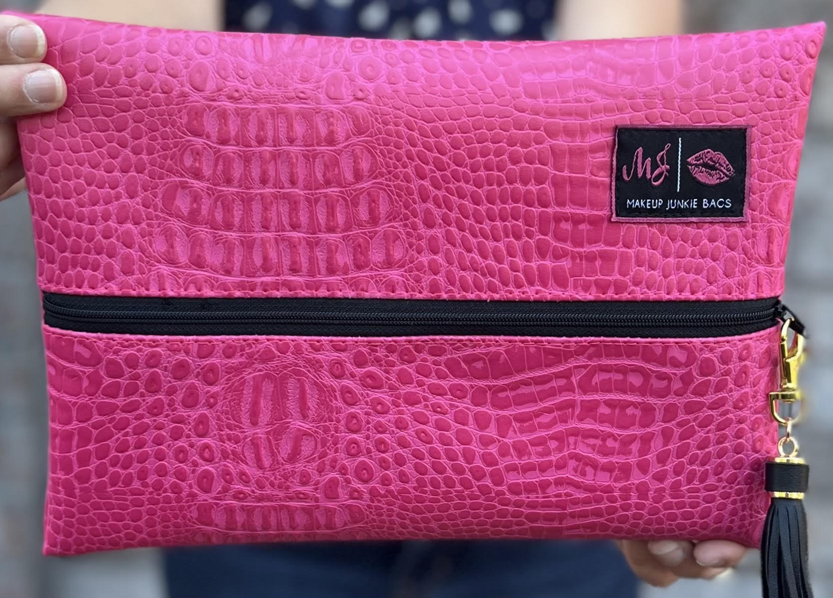 Makeup Junkie Large Bag – Grey Barn Boutique - Main Image