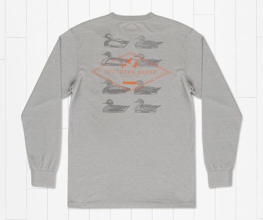 southern marsh Sea Wash Long Sleeve- Decoy Stamp