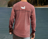 southern marsh Seawash Authentic Tee: Crimson