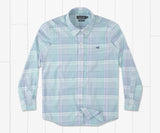 Youth Bayamon Performance Dress Shirt- Mint with Lillac