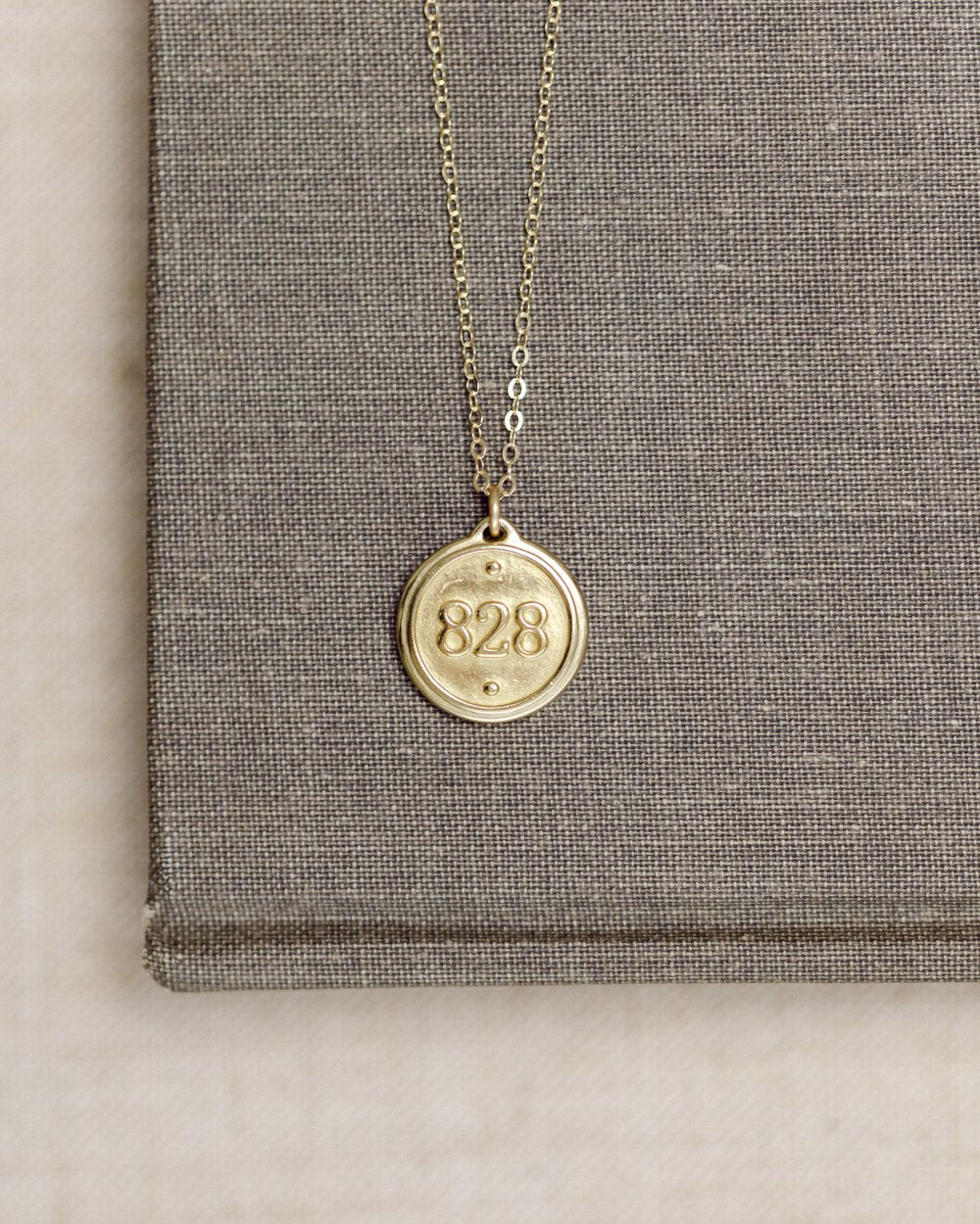 Madison Sterling: Romans 8:28 Petite Pendant