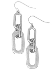 Squoval Linked Earrings