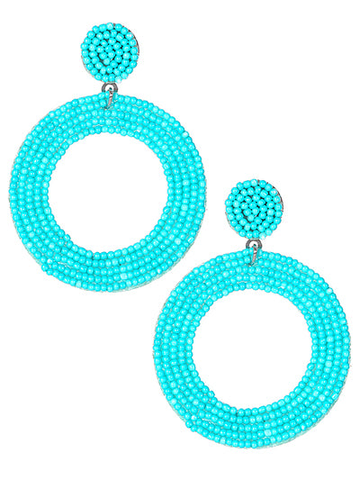 Cirlcle Beaded Earring