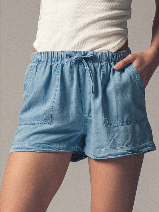 Blue Breezy Shorts