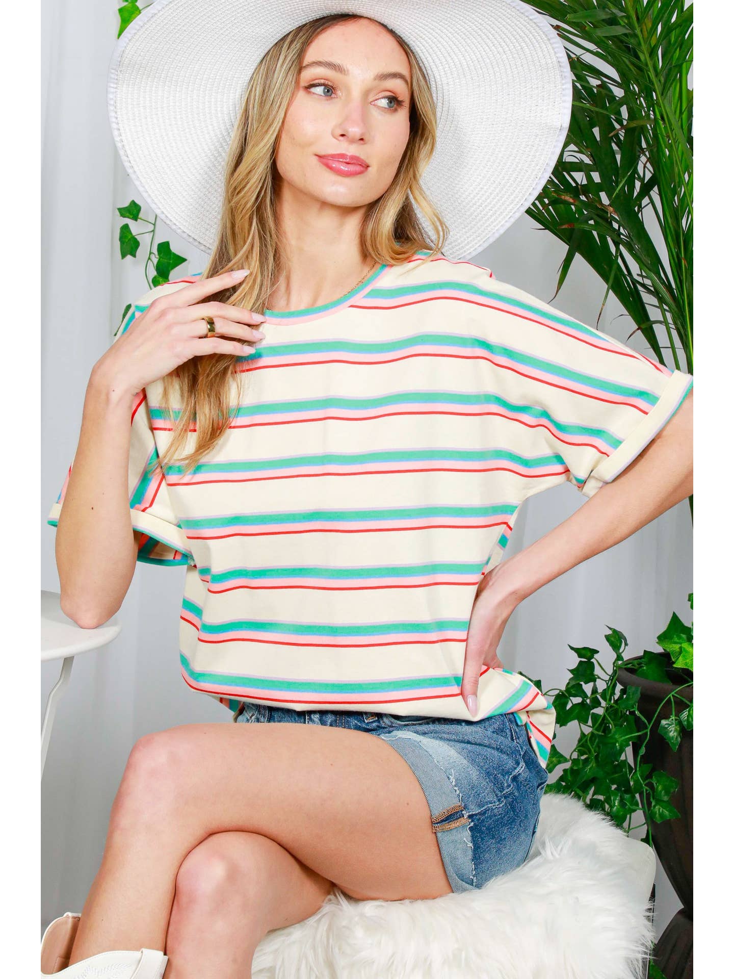 Jess Striped Top