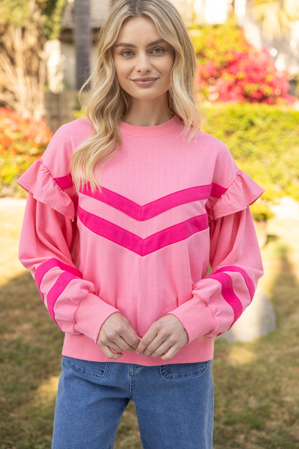 Poppy Pink Sweater