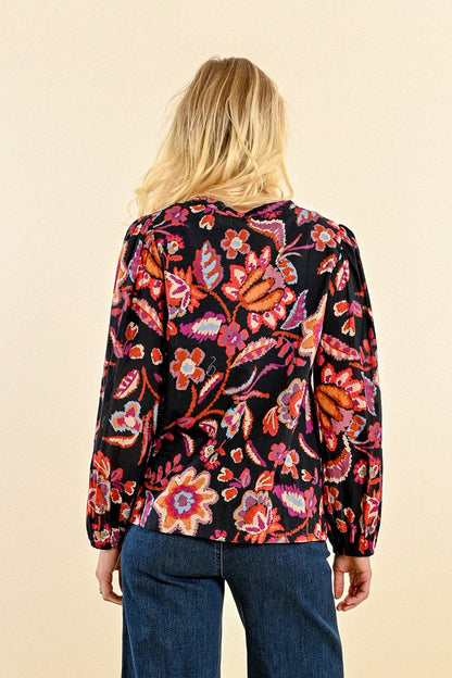 Floral Fall Blouse