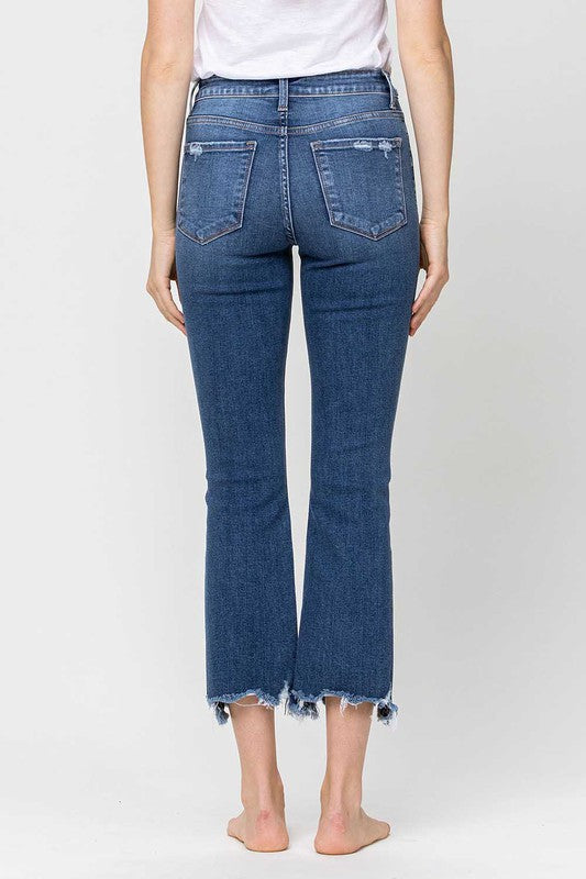 Timeless Cropped High Rise Jeans