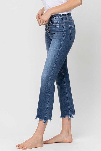Timeless Cropped High Rise Jeans