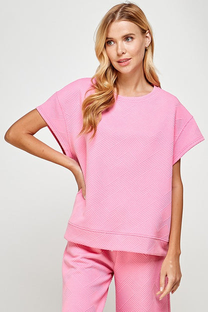 Homebody Textured Top