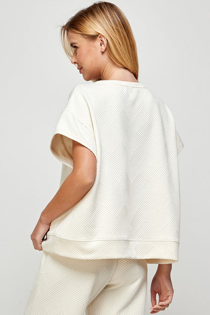 Homebody Textured Top