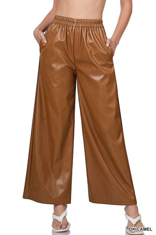 Colette Faux Leather Pants