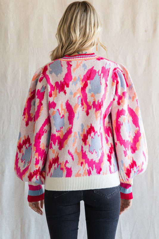 Posey Abstract Sweater