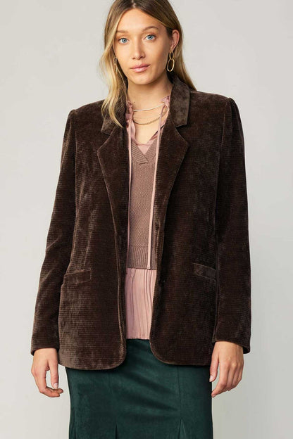 Brown Corduroy Blazer