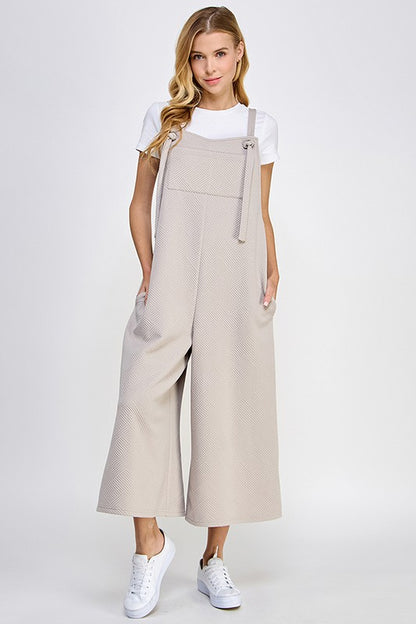 Self Love Textured Overalls