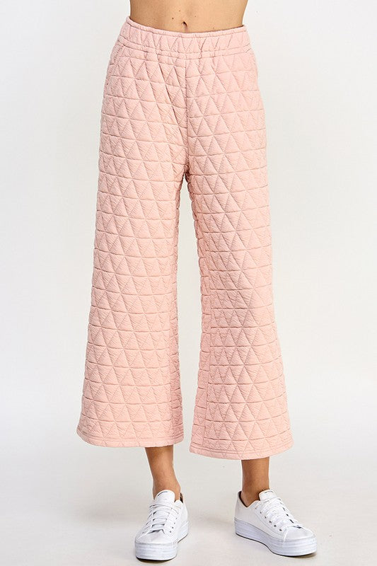 Love Story Quilted Joggers