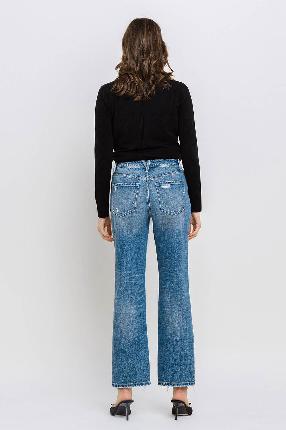 High rise jeans
