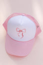 Pink Bow Trucker Hat