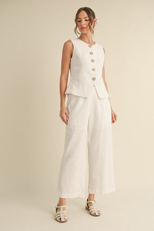 Lucy Linen Vest