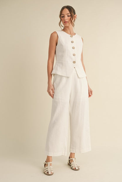 Lucy Linen Vest