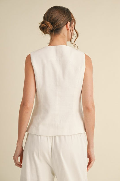 Lucy Linen Vest