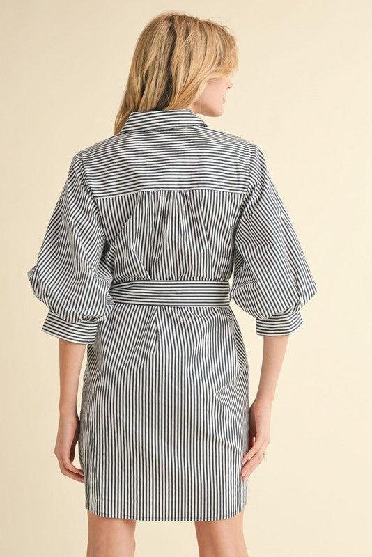 The Sienna Stripe Shift