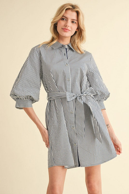 The Sienna Stripe Shift