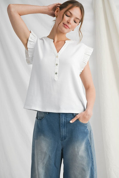 Simplicity Cap Sleeve Top