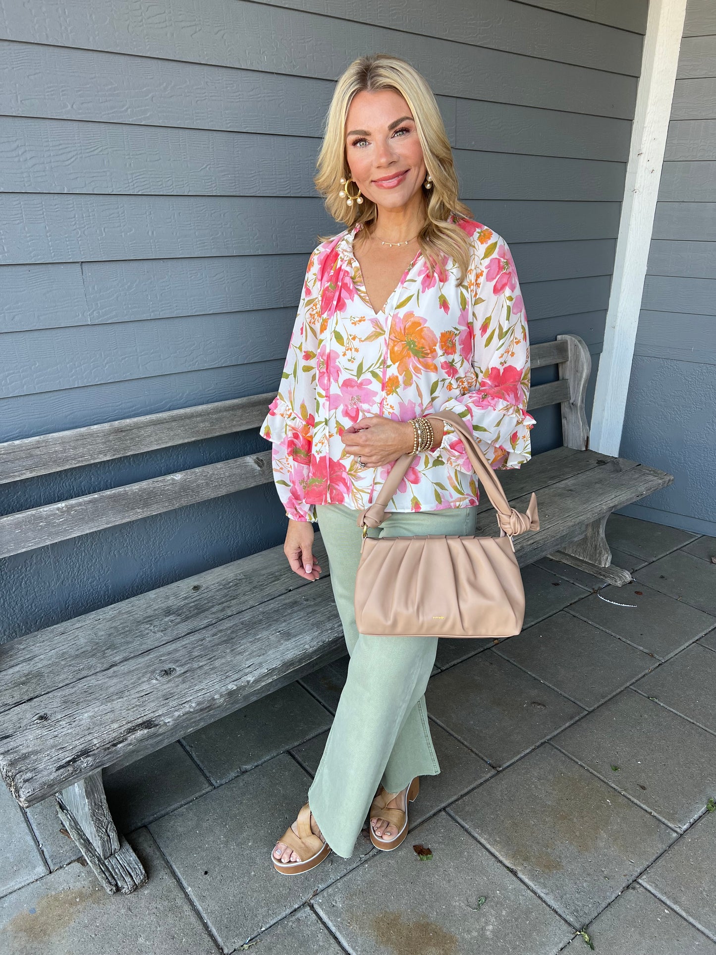 Mary Floral Blouse