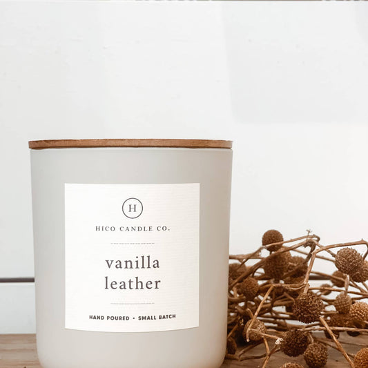 Vanilla Leather Candle