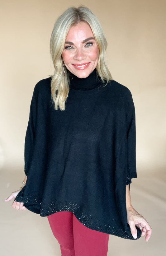 Studious Poncho Sweater