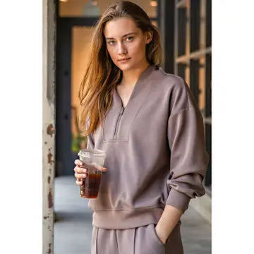 Luxe Mocha Pullover