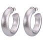 Sheila Fajl Silver Small Chantal Hoops