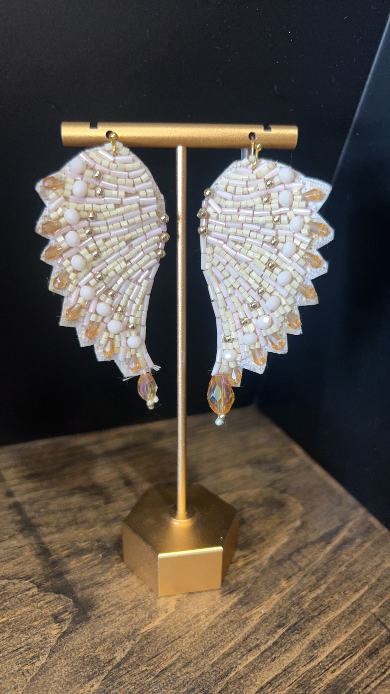 Beaded Angelic Earrings