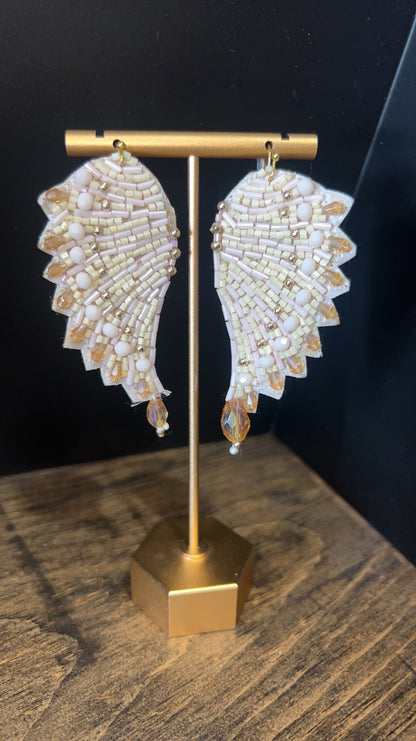 Beaded Angelic Earrings