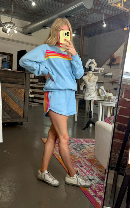 Blue Jet Lag Short Set