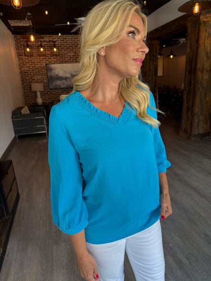 Back to School Blues Top