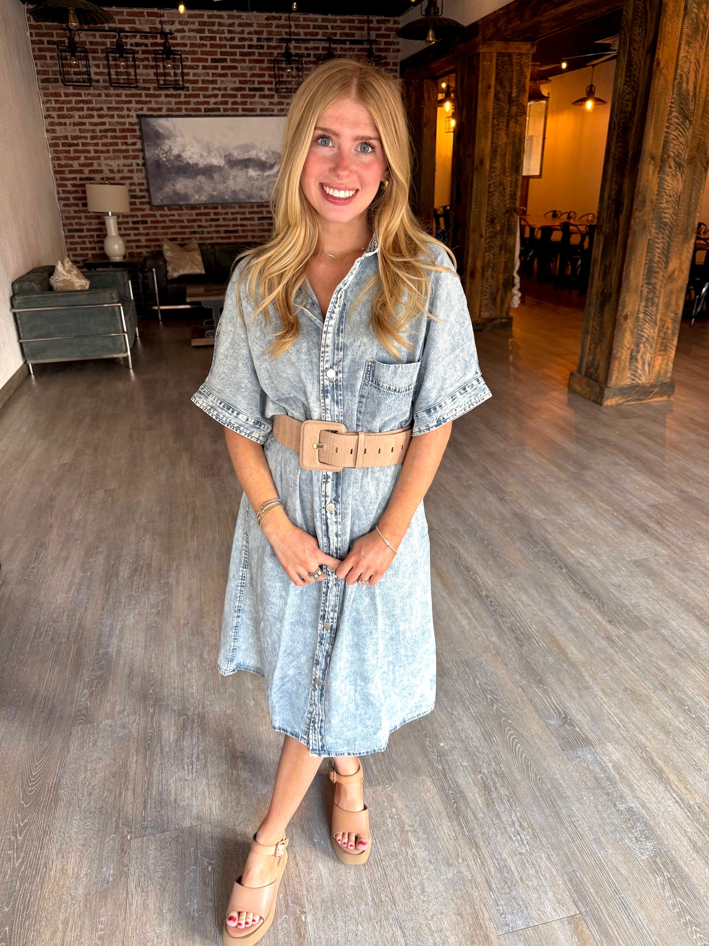 Daily Denim Chambray Dress