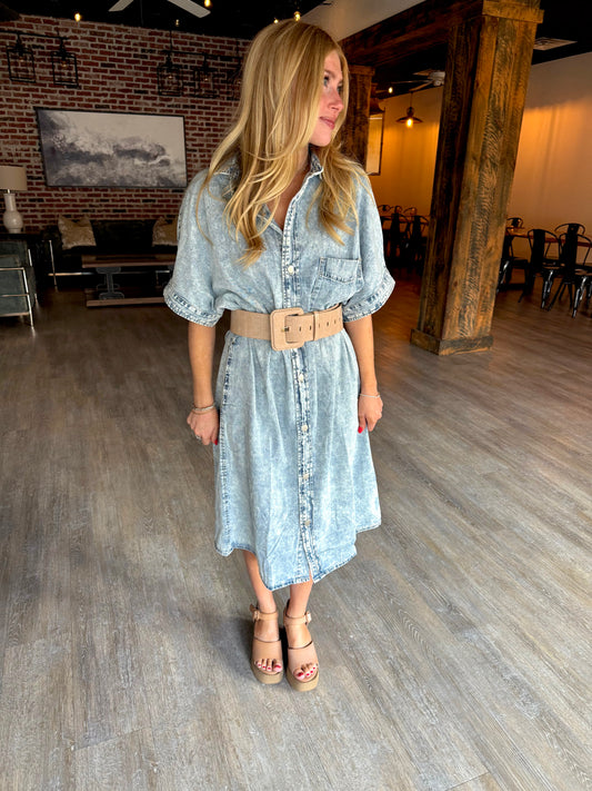Daily Denim Chambray Dress