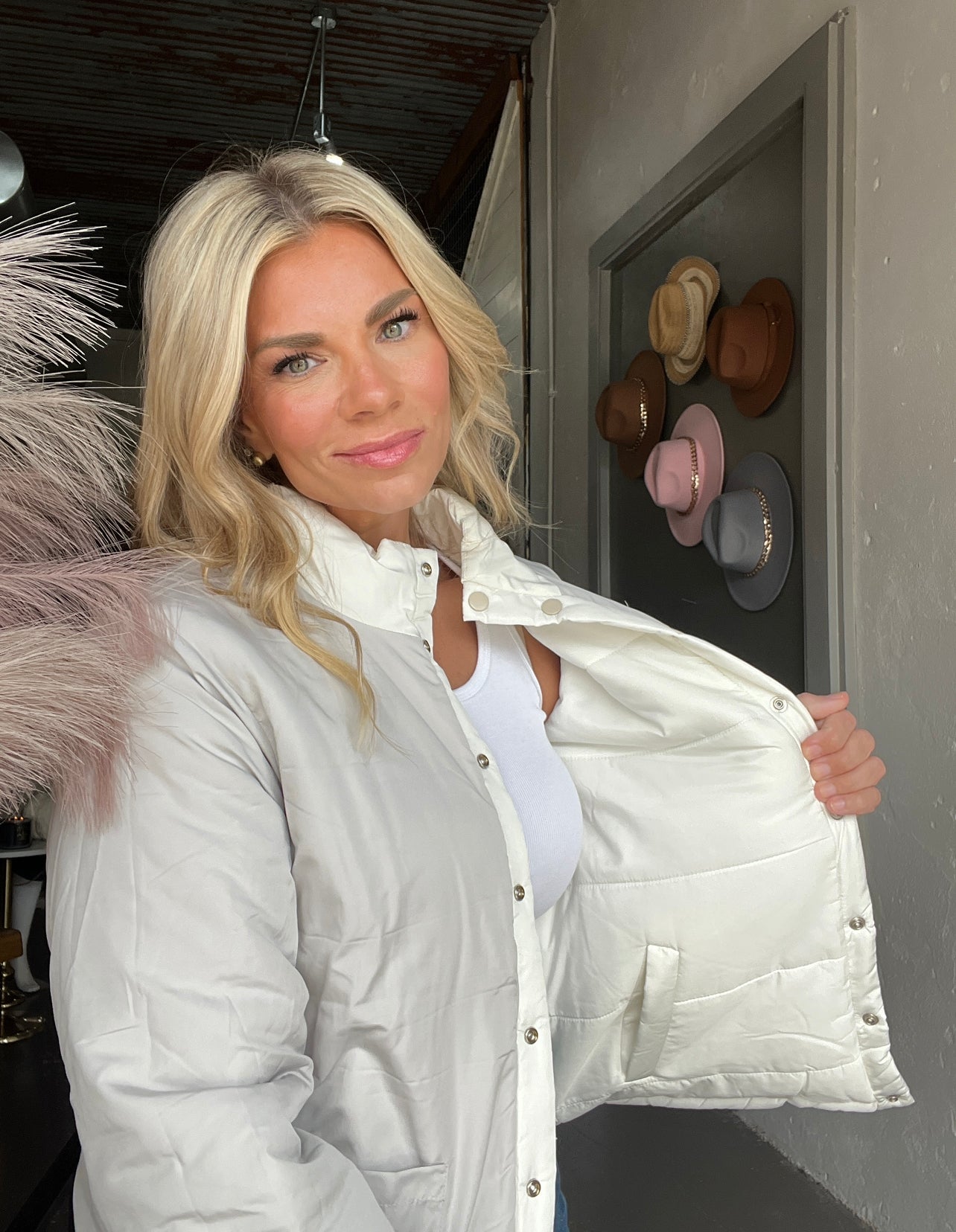 Olivia Color Block Puffer Jacket