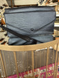 Hobo Black Goldie Wristlet