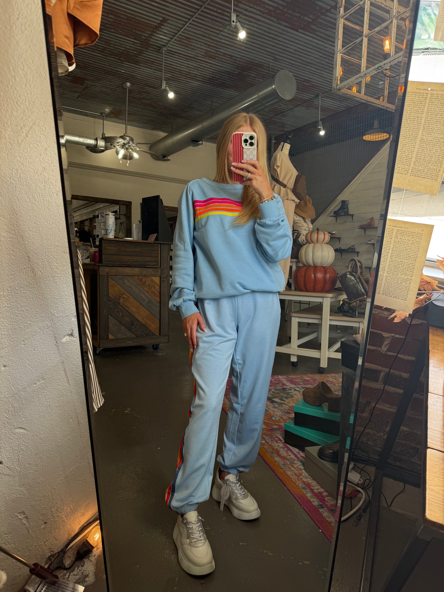 Blue Jet Lag Sweatpants