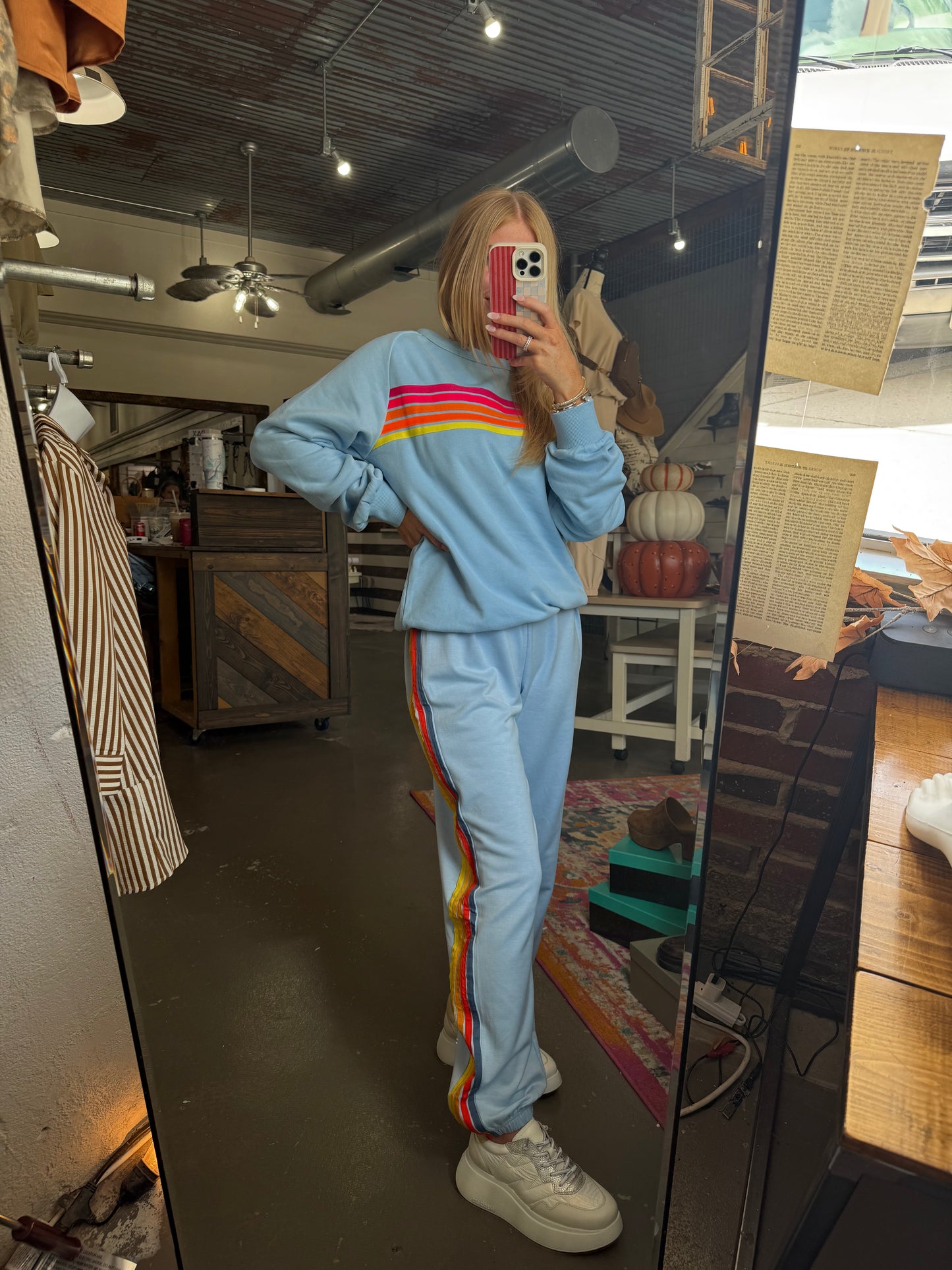 Blue Jet Lag Sweatpants